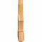 Ekena Millwork Redmond Rough Sawn Timber Gable Bracket, Western Red Cedar, 48"W x 32"H x 4"D x 6"F, 16/12 Pitch GBW048X32X0406RED00RWR - alternate 4